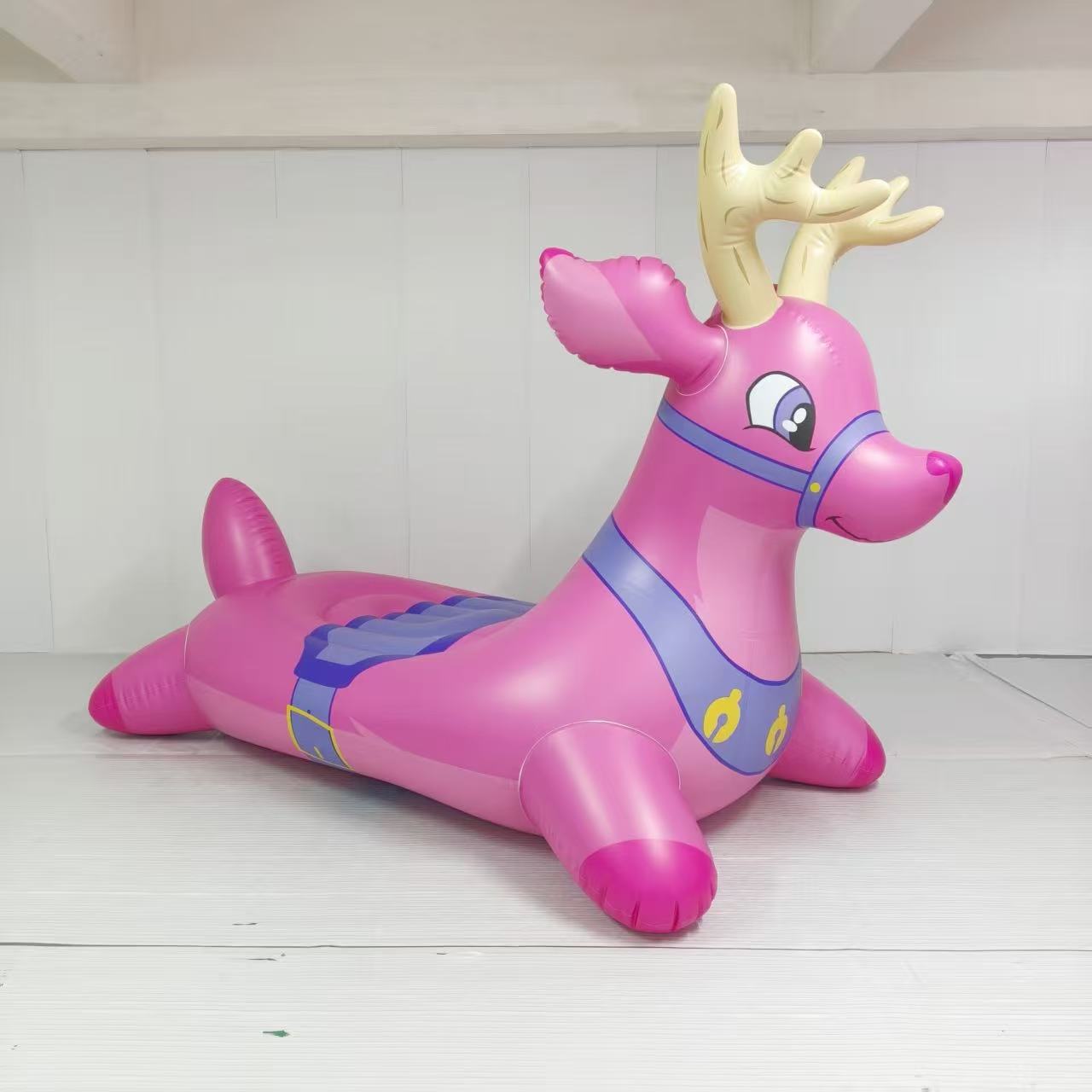 8' long Buckey Pink Deer Lounge Seat/Float
