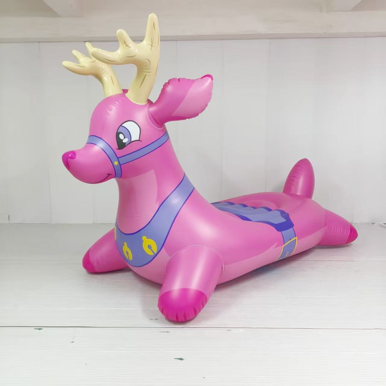 8' long Buckey Pink Deer Lounge Seat/Float