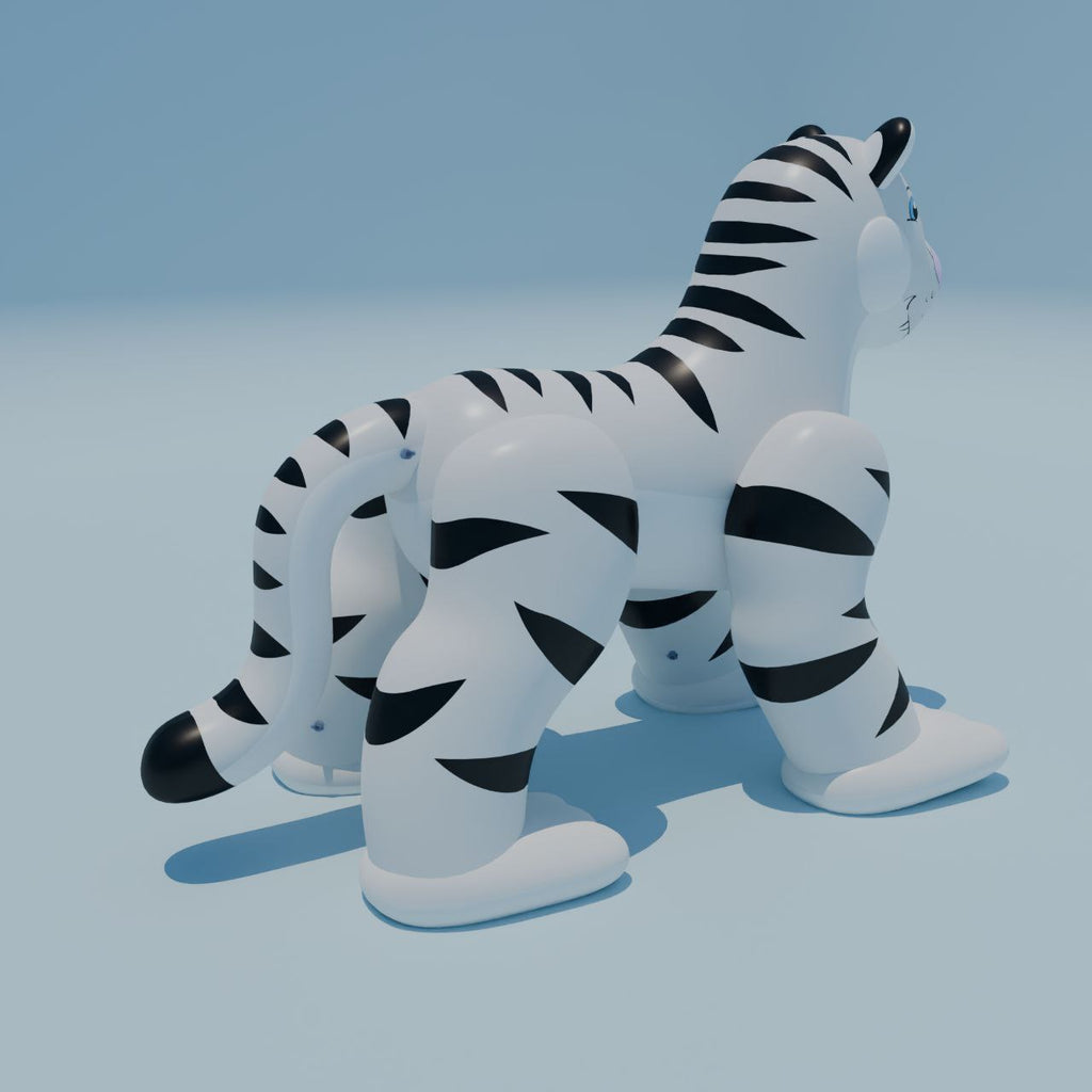 White Standing Tiger 