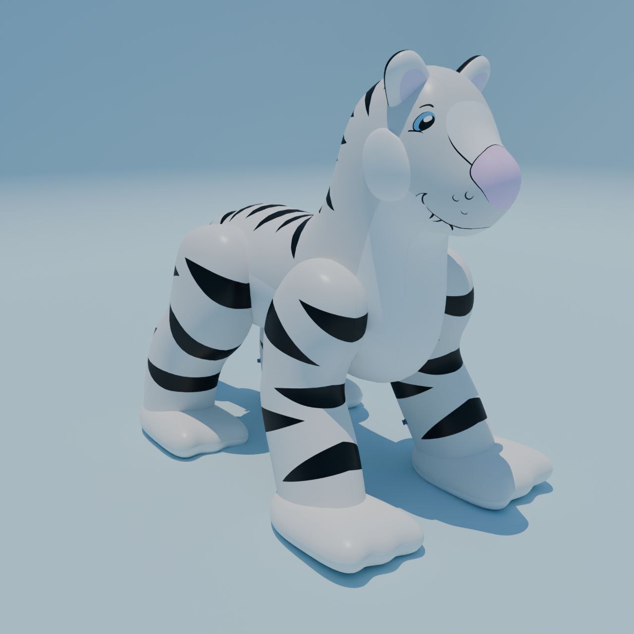 White Standing Tiger 