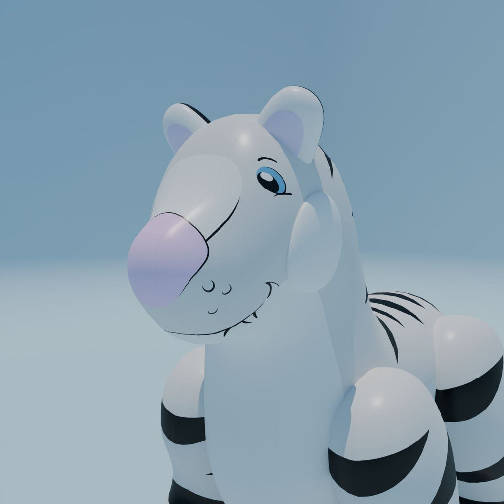 White Standing Tiger 