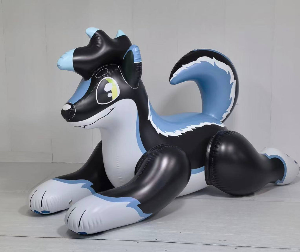 96" Long Acheles The Inflatable Wolf