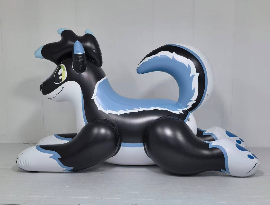 96" Long Acheles The Inflatable Wolf