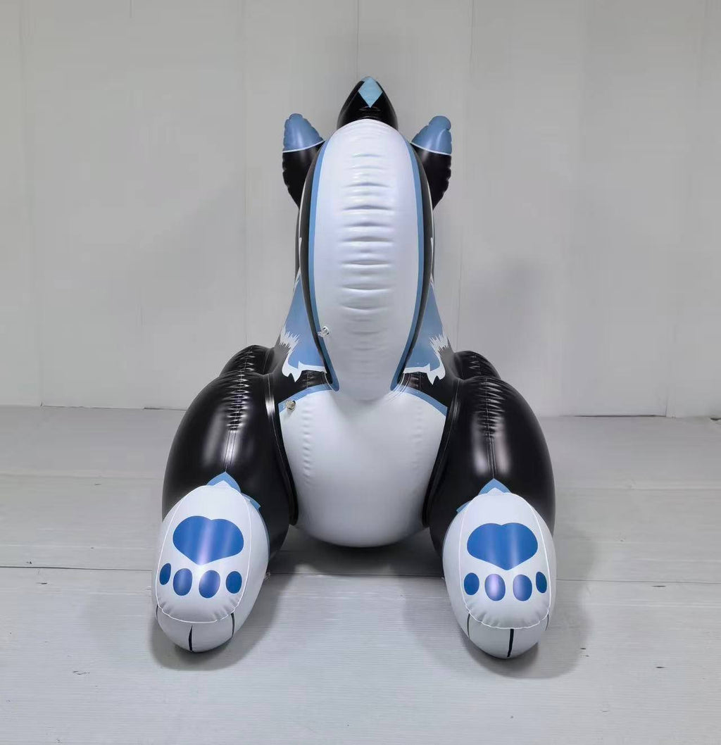 96" Long Acheles The Inflatable Wolf