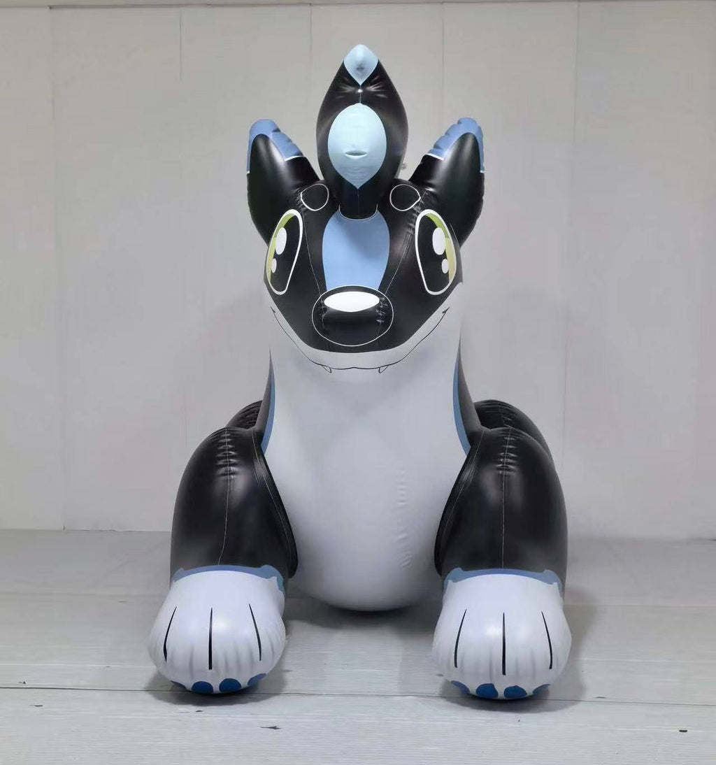96" Long Acheles The Inflatable Wolf