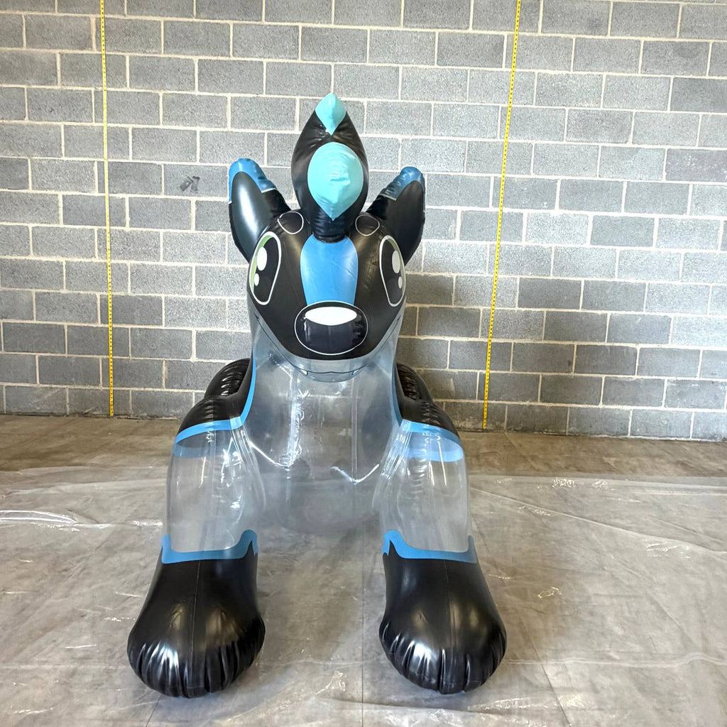 96" Long Acheles The Inflatable Wolf