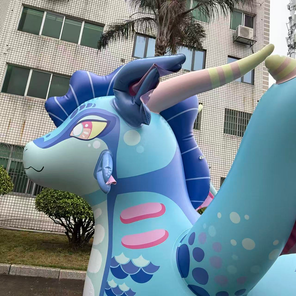 Splash the PuffWing Dragon, and Friends - 87" Tall *PVC*