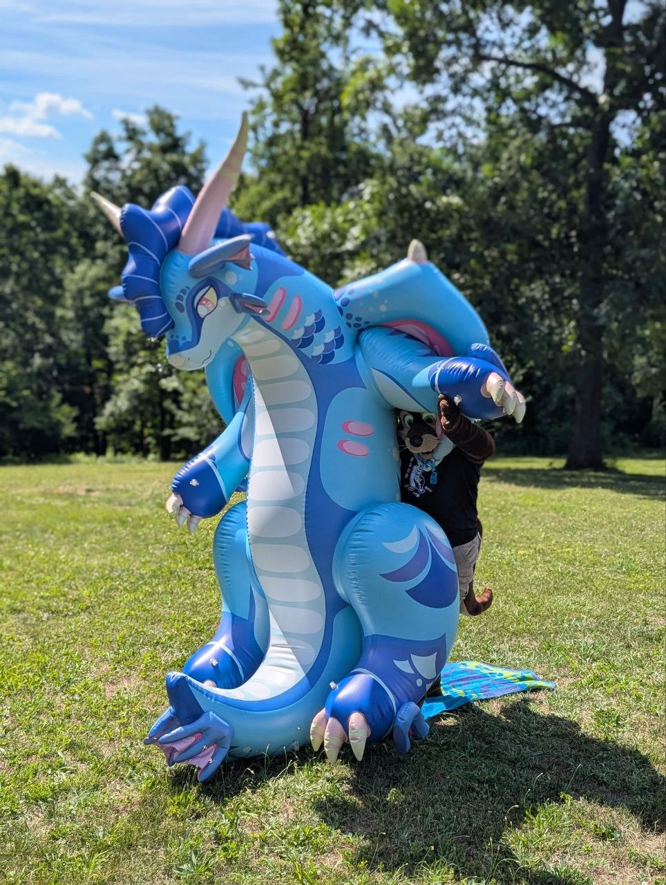 Kaliani the Cozy Lounging Dragon, and friends – 120" Long *TPU*