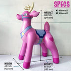 🦌 Blue Astrid Deer & Pink Buckey Deer –  Combo Set (Only 2 Sets Available)