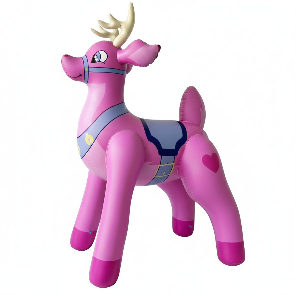 Pink Buckey Deer - 85 inch Tall