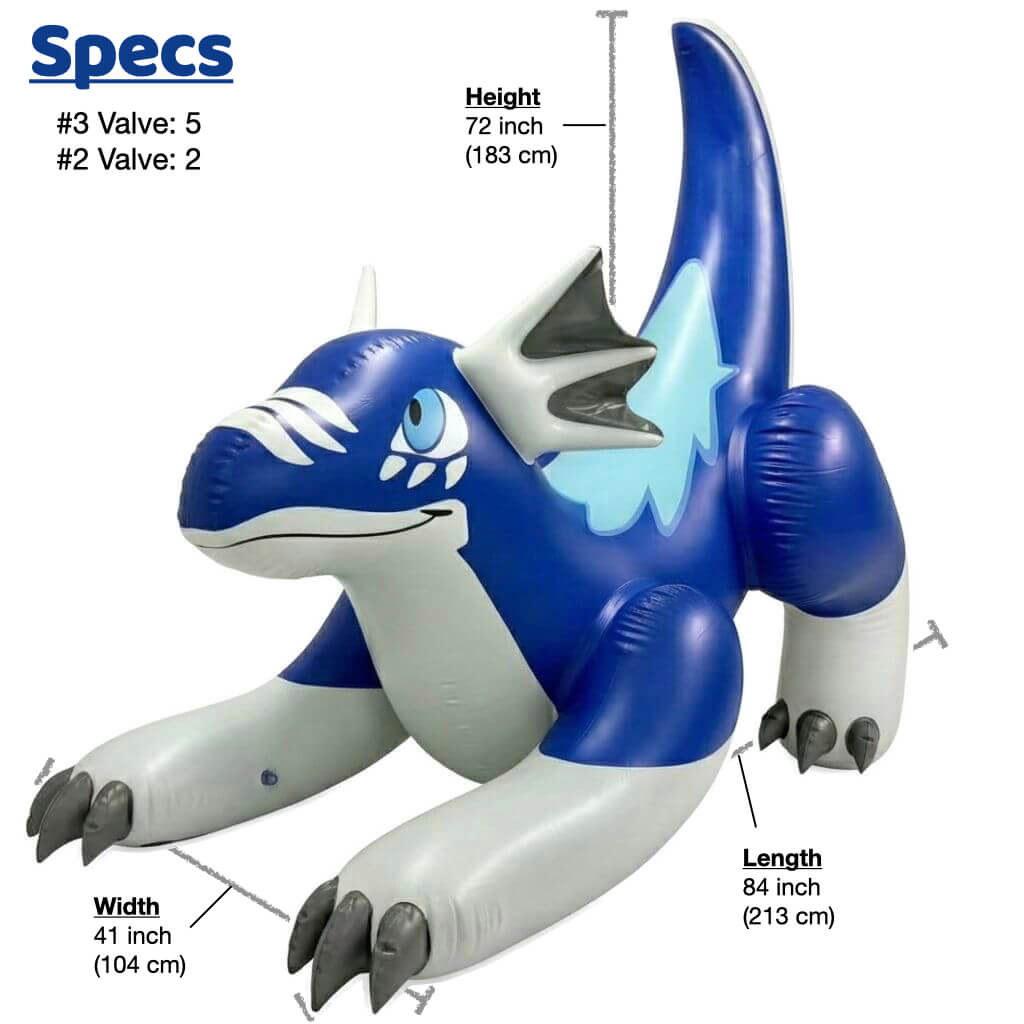 Blue Dragon - 84 inch Long