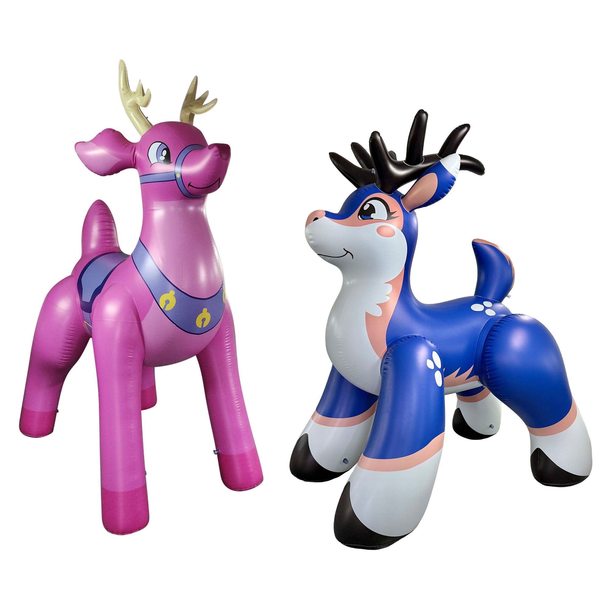 🦌 Blue Astrid Deer & Pink Buckey Deer –  Combo Set (Only 2 Sets Available)