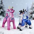 🦌 Blue Astrid Deer & Pink Buckey Deer –  Combo Set (Only 2 Sets Available)