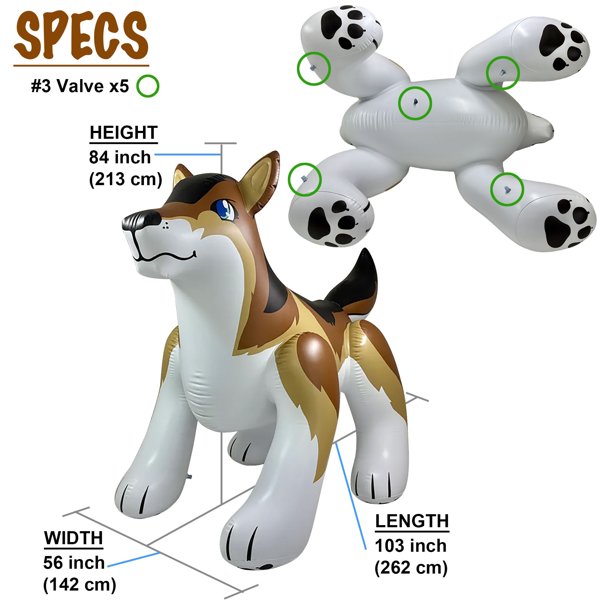 Wolf 84" Tall