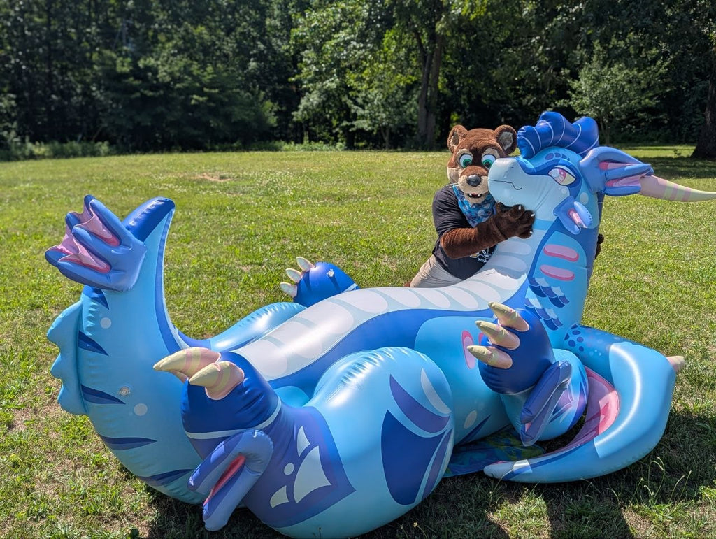Kaliani the Cozy Lounging Dragon, and friends – 120" Long *TPU*