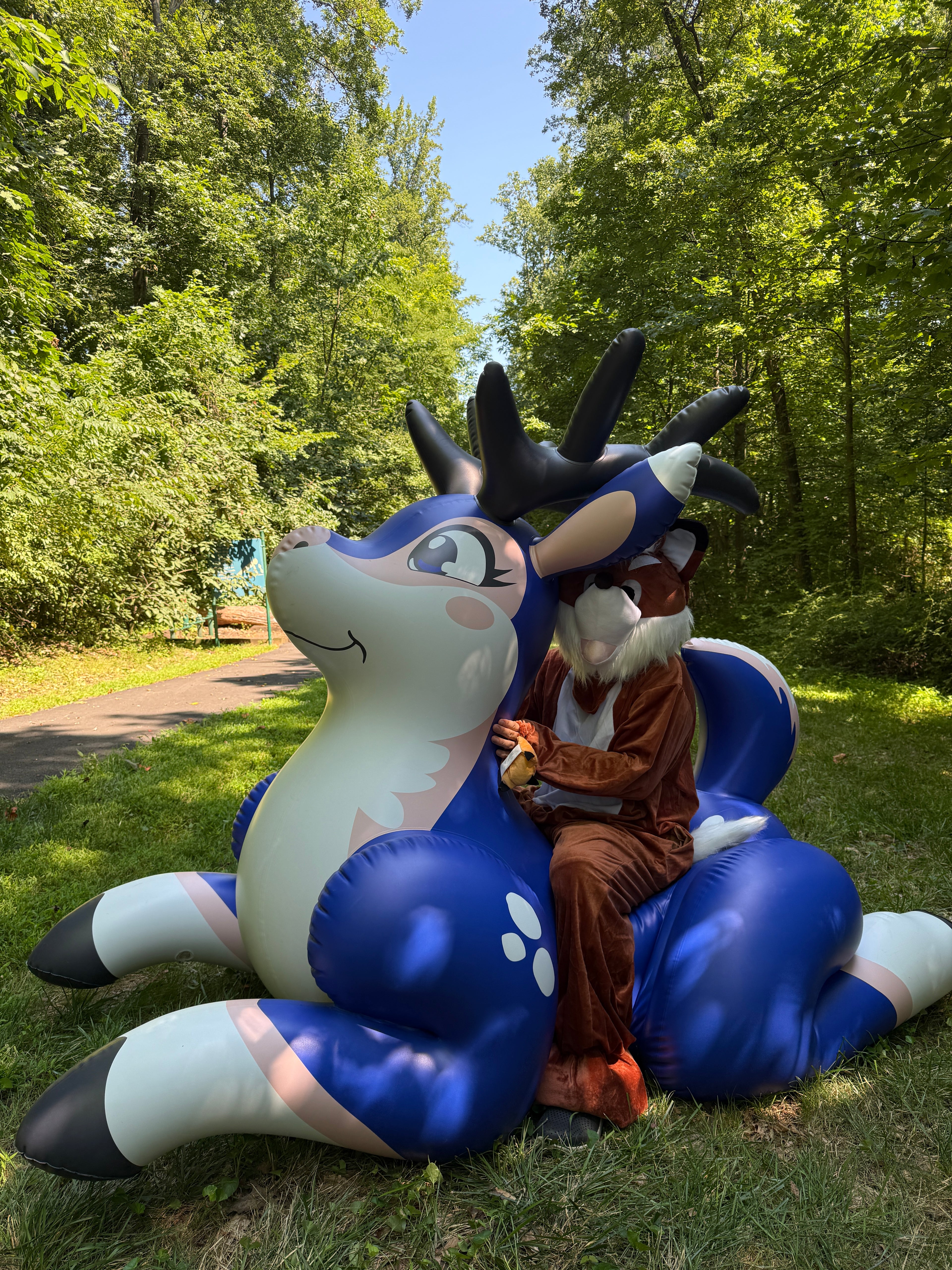 Astrid the Deer – Meadow, 85" Long ✨ NEW GLOSSY PRINTING