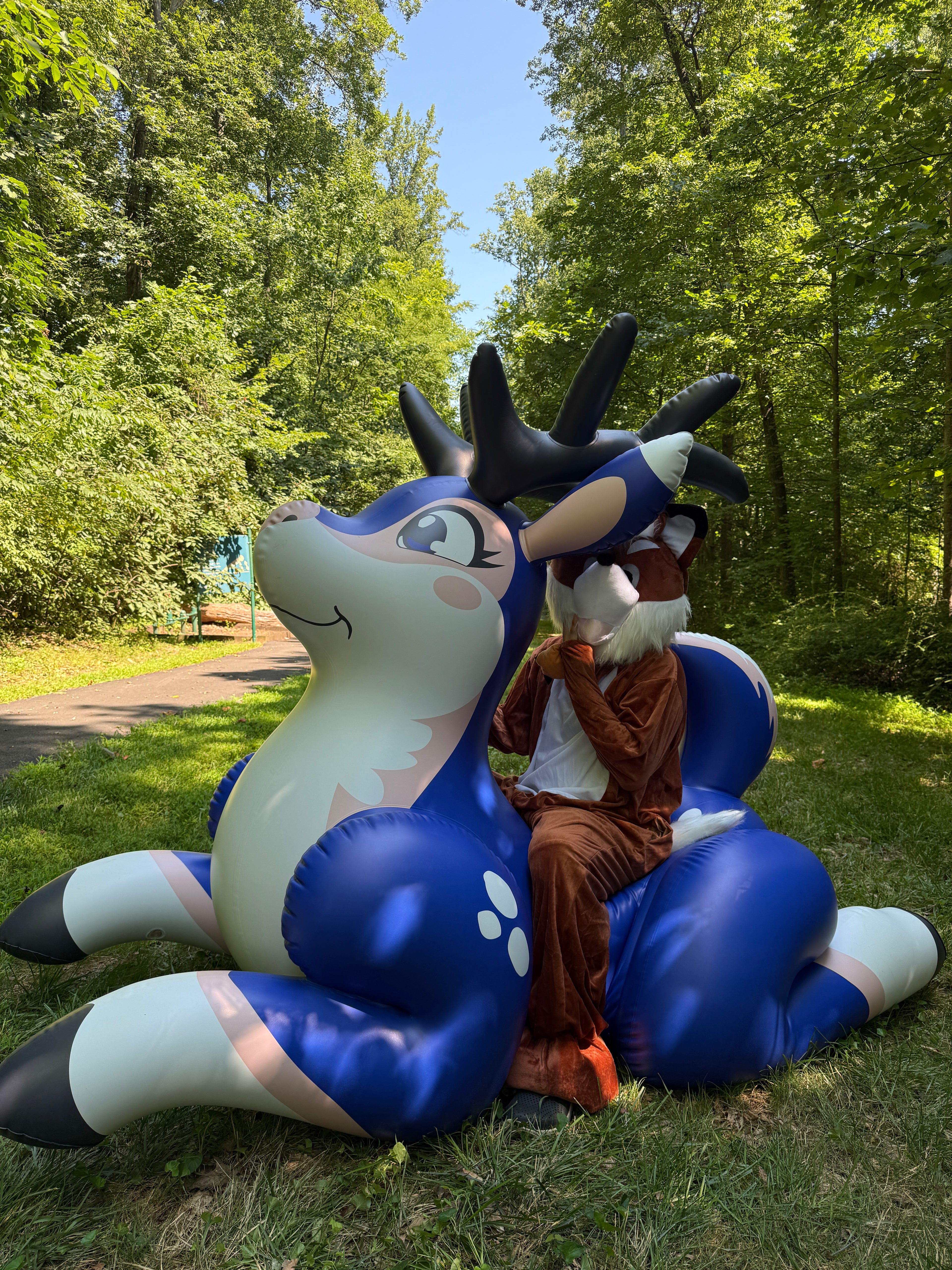 Astrid the Deer – Meadow, 85" Long ✨ NEW GLOSSY PRINTING