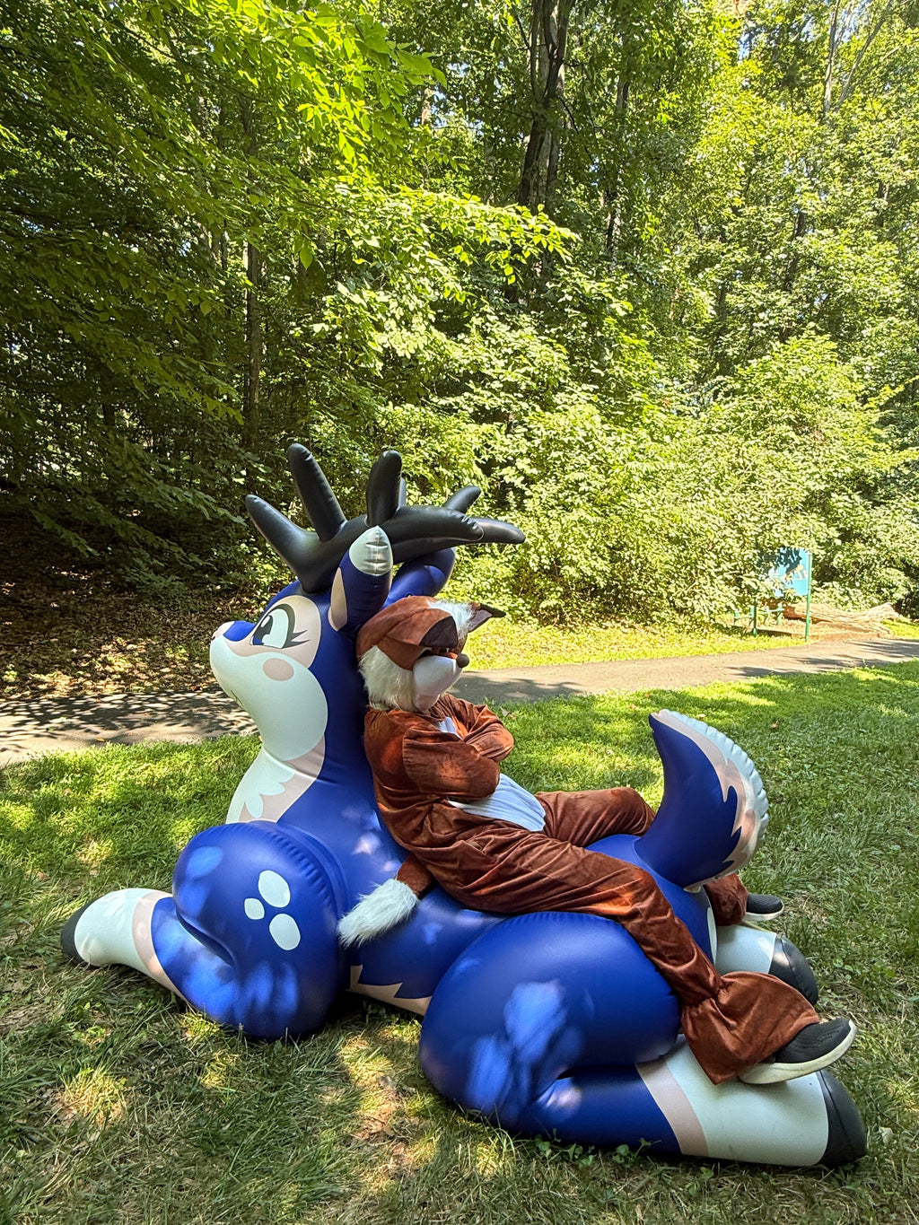 Astrid the Deer – Meadow, 85" Long ✨ NEW GLOSSY PRINTING