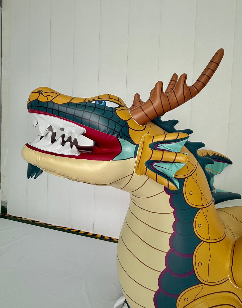 Kaelix the Dragon – 150” Giant Open-Mouth Standing Inflatable Dragon - PVC