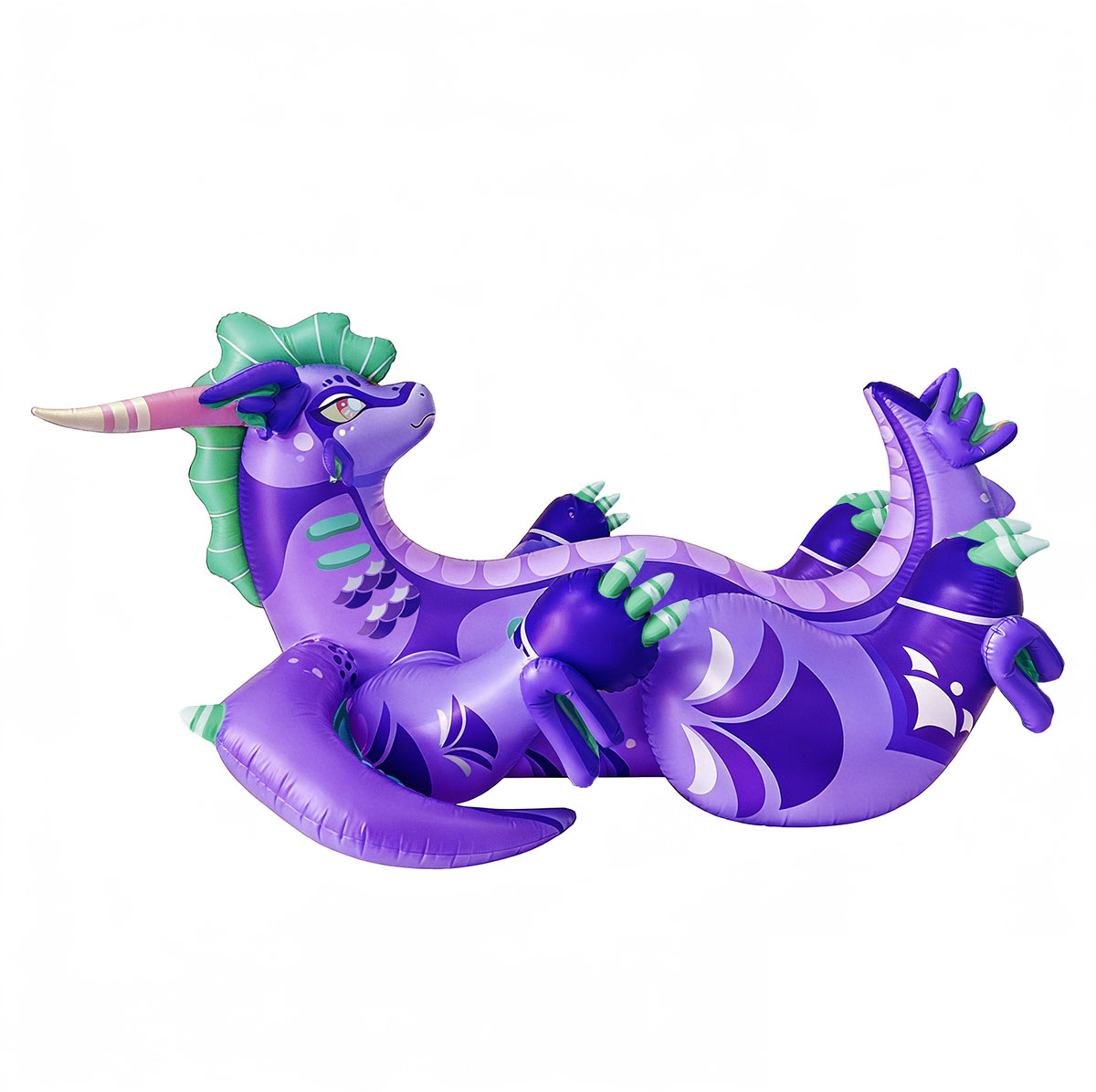 Kai Purple Lounging Inflatable Dragon