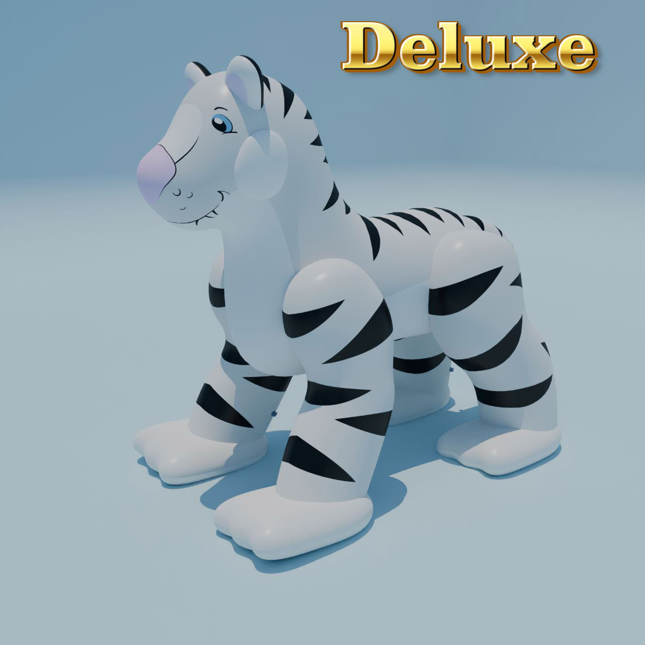 Deluxe White Standing Tiger 