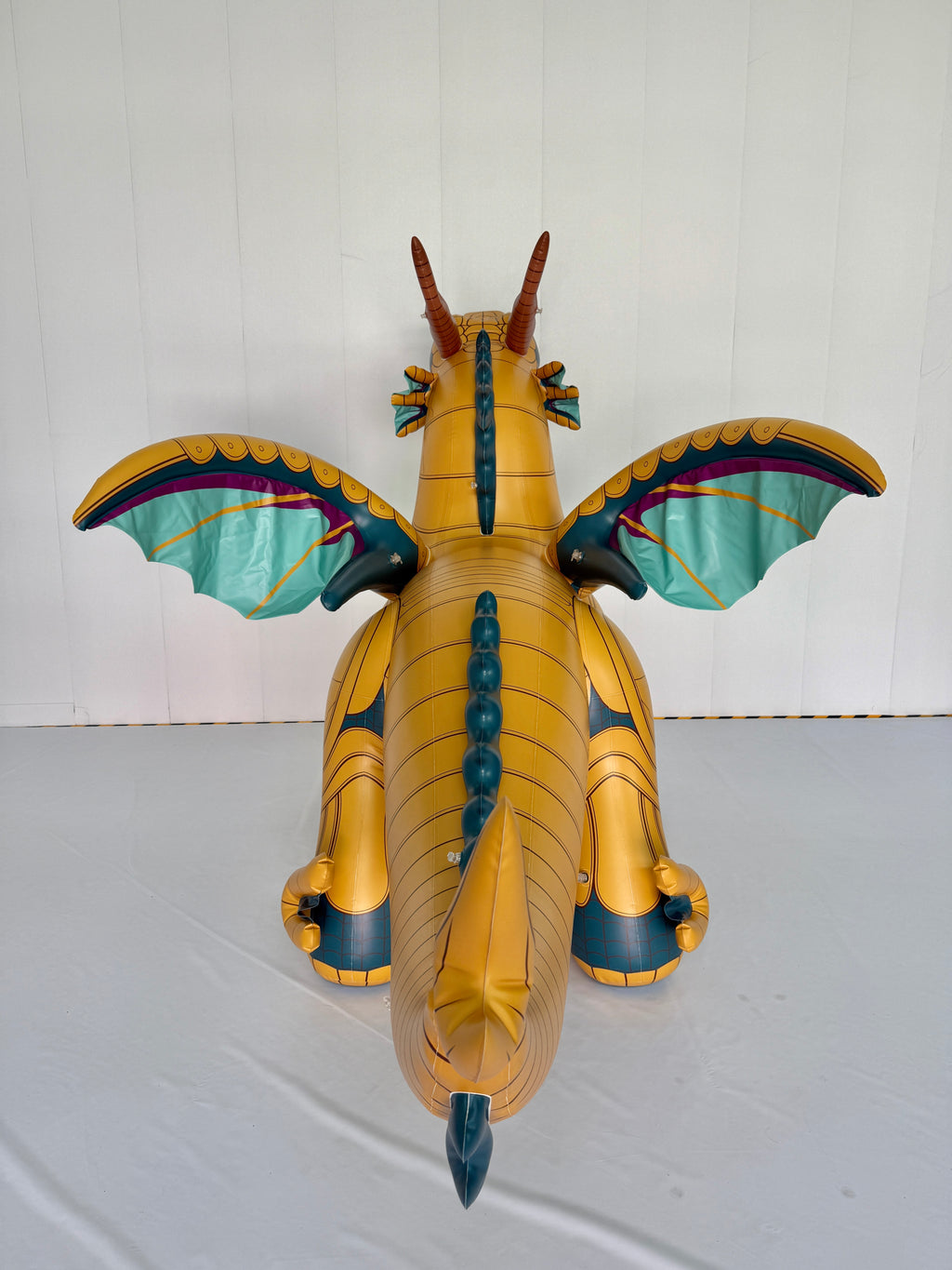 Giant  150” Long Open-Mouth Standing Dragon – TPU Edition
