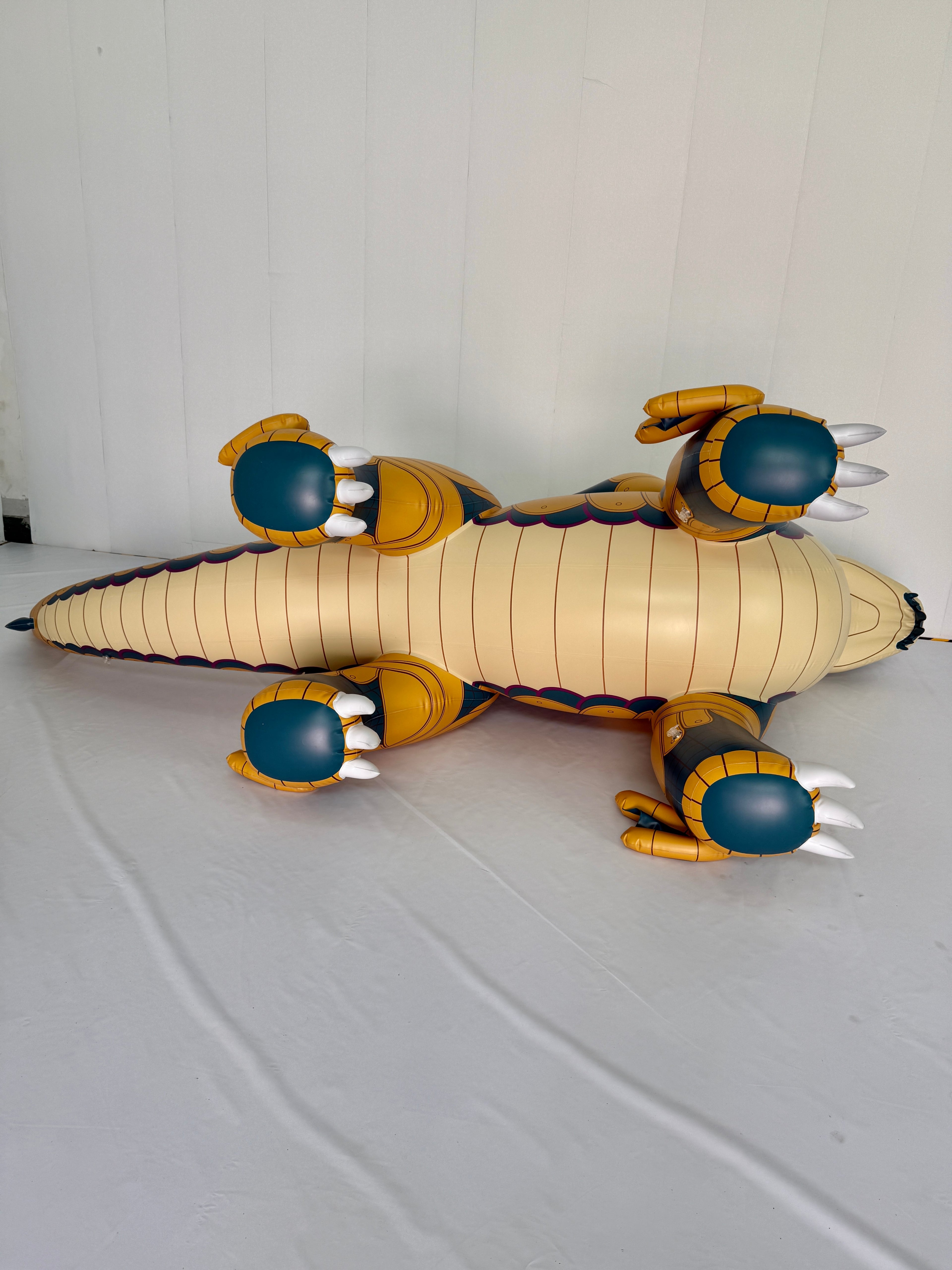 New Giant 150” Long Standing Dragon – Open-Mouth PVC Inflatable