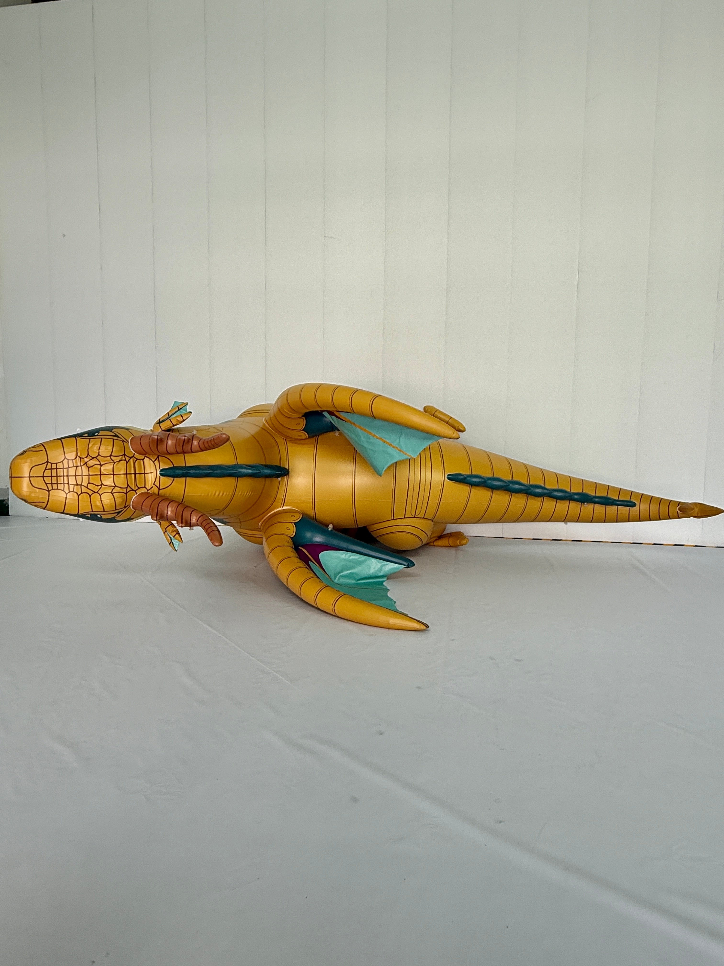 New Giant 150” Long Standing Dragon – Open-Mouth PVC Inflatable