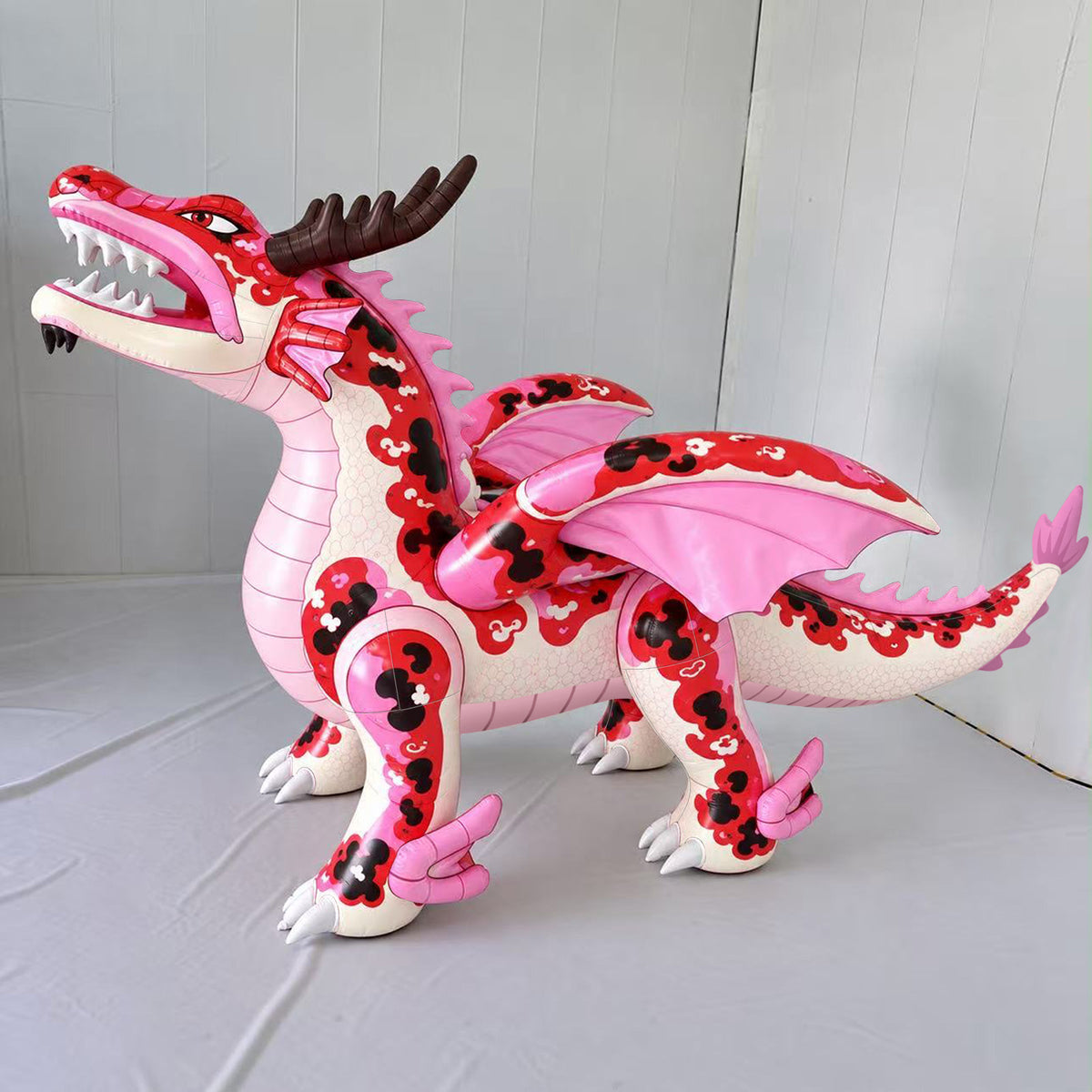 Kaelix the Dragon – 150” Giant Open-Mouth Standing Inflatable Dragon – TPU Premium Material Edition