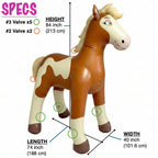 Influvia Cirrus Horse show dimensions and valve locations
