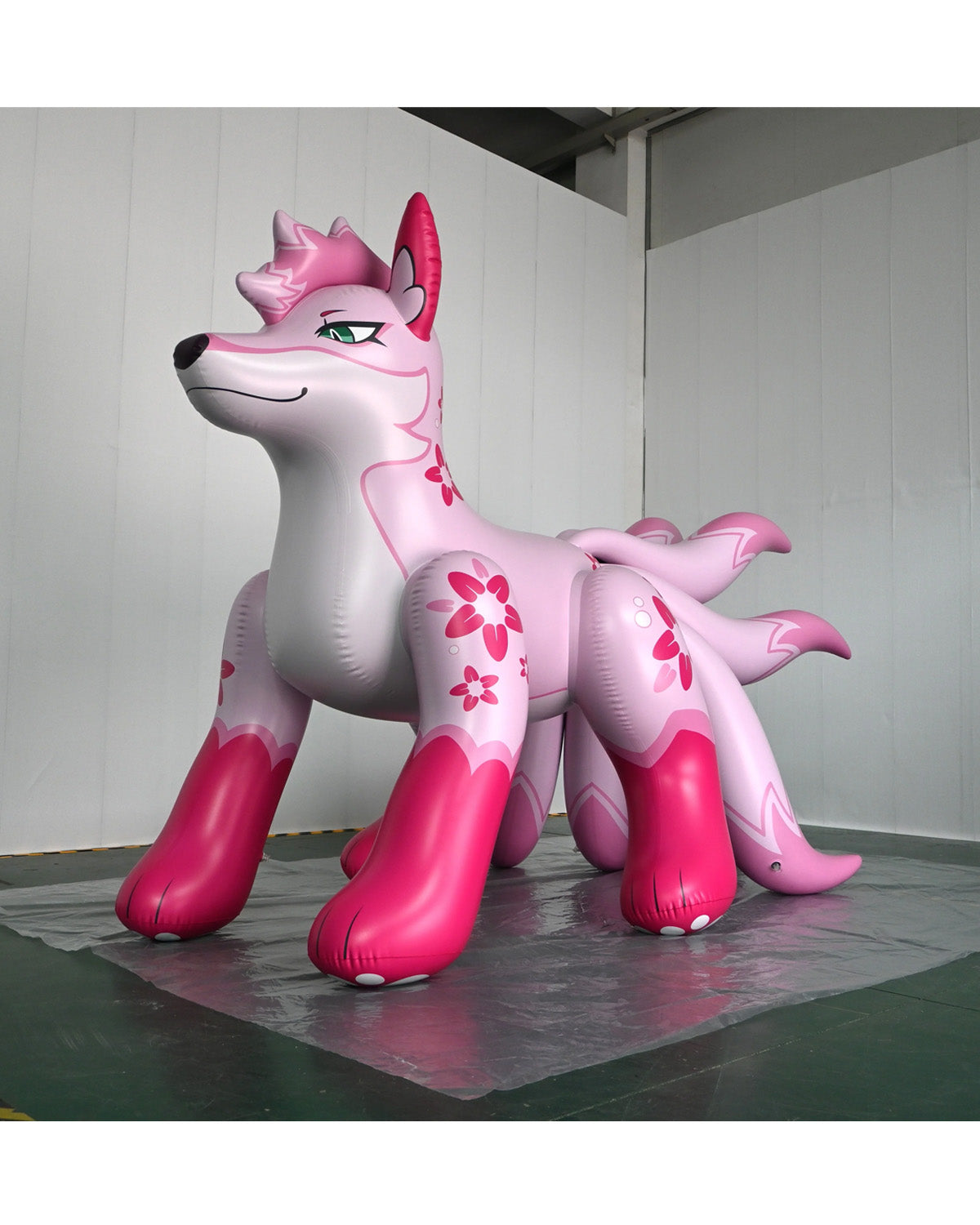 Kitsune Nine-Tailed Fox: 89" Tall Deluxe PVC Trim