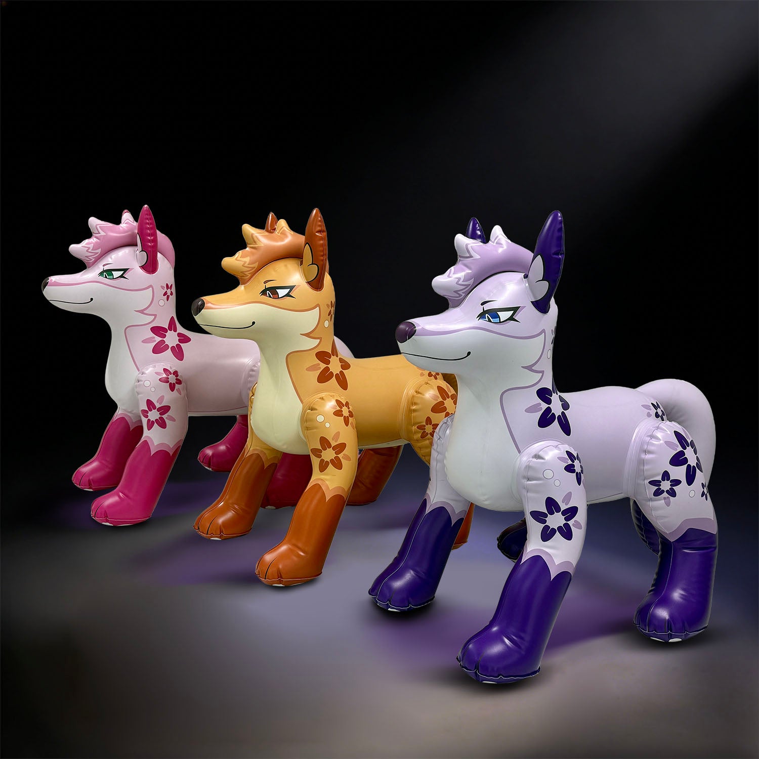 48” Inflatable Kitsune (Single-Tailed Fox) PVC version