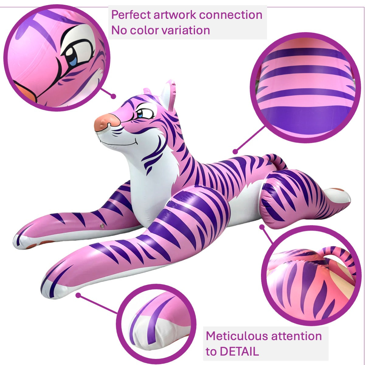 G&G Design X Jet Creations Inflatable Lying apex animal 10ft/3meter Long, unique features