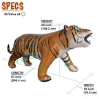 The World's Most Realistic Inflatable Tiger — 97" Long