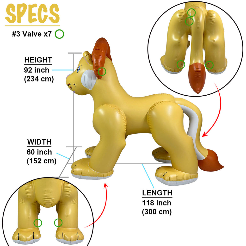 Lion 84" Tall