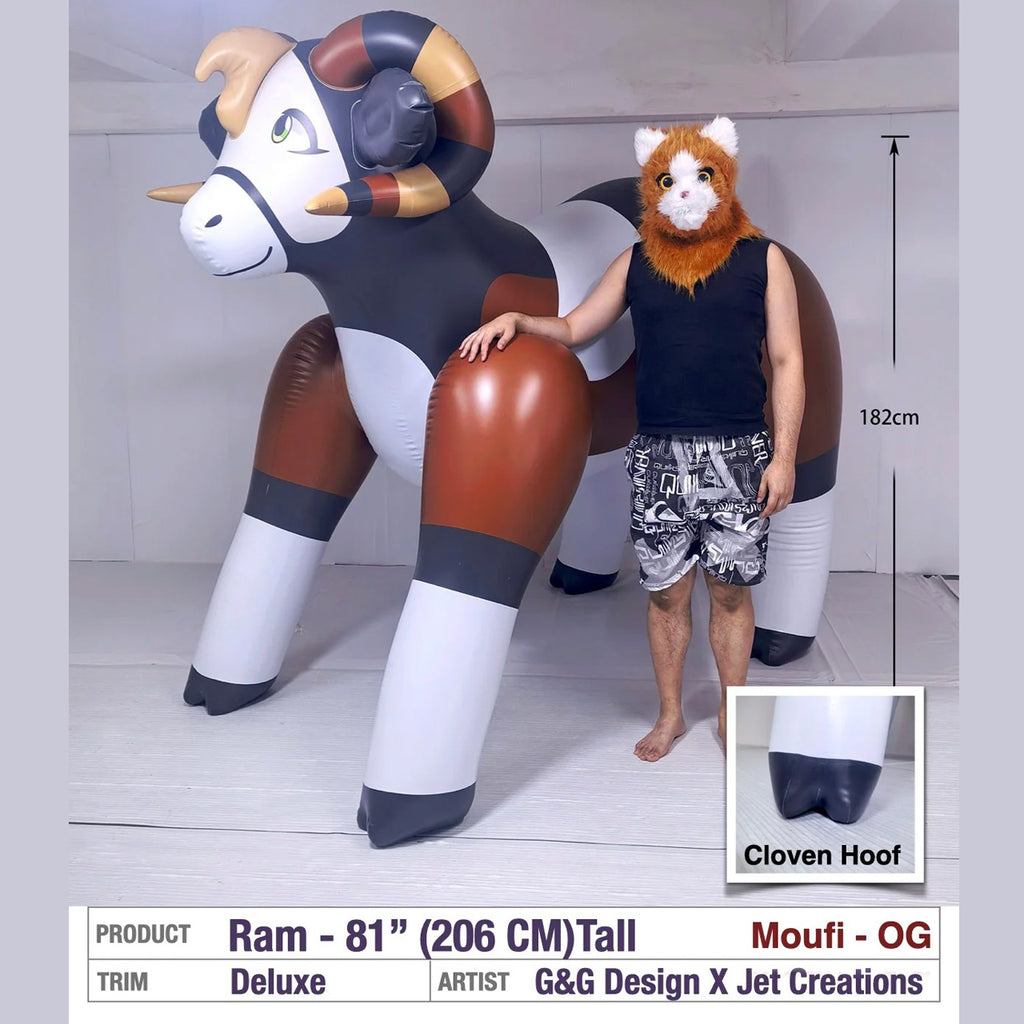 Moufi the Ram, and Friends - 81" Tall *TPU*