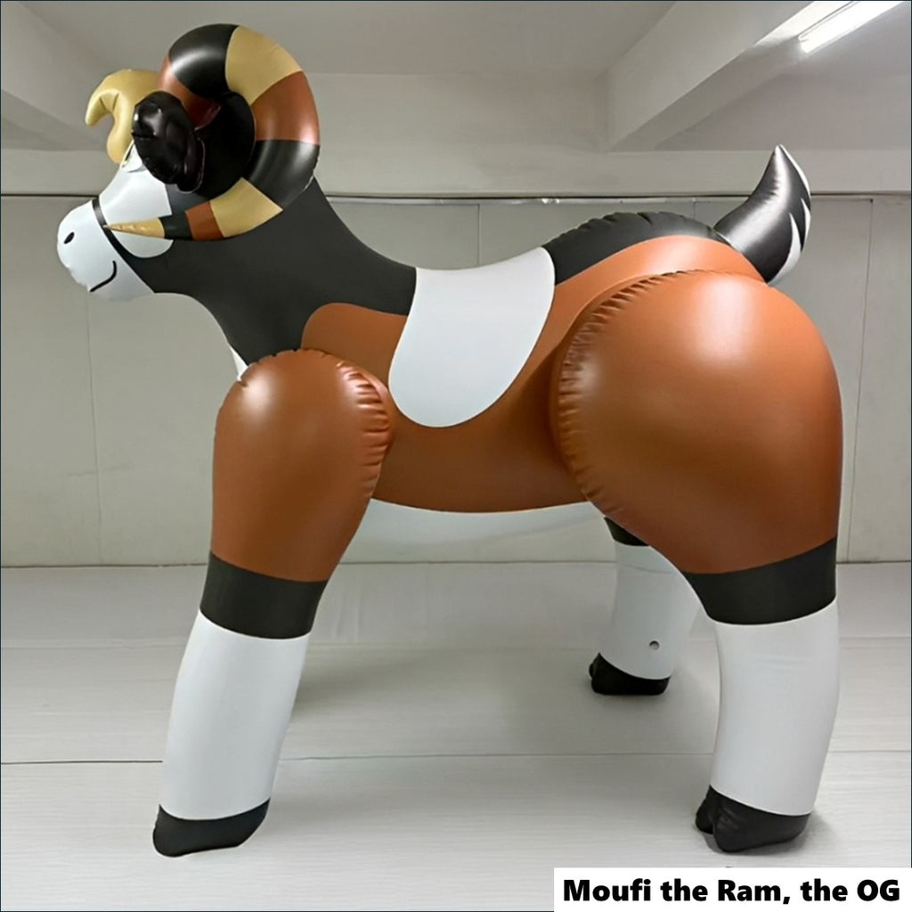 Inflatable ram call Moufi, by Jet Creations X G&G Design