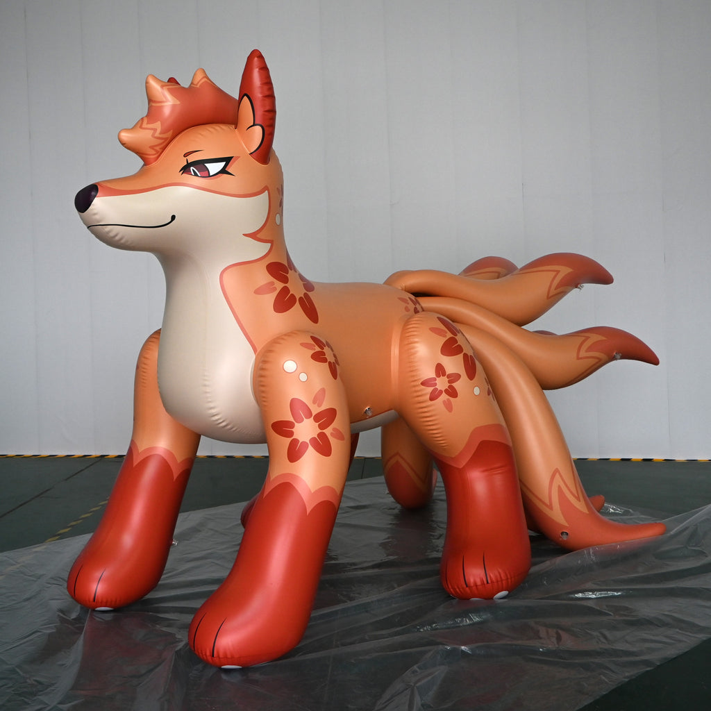 Kitsune Nine-Tailed Fox: 89" Tall Deluxe PVC Trim