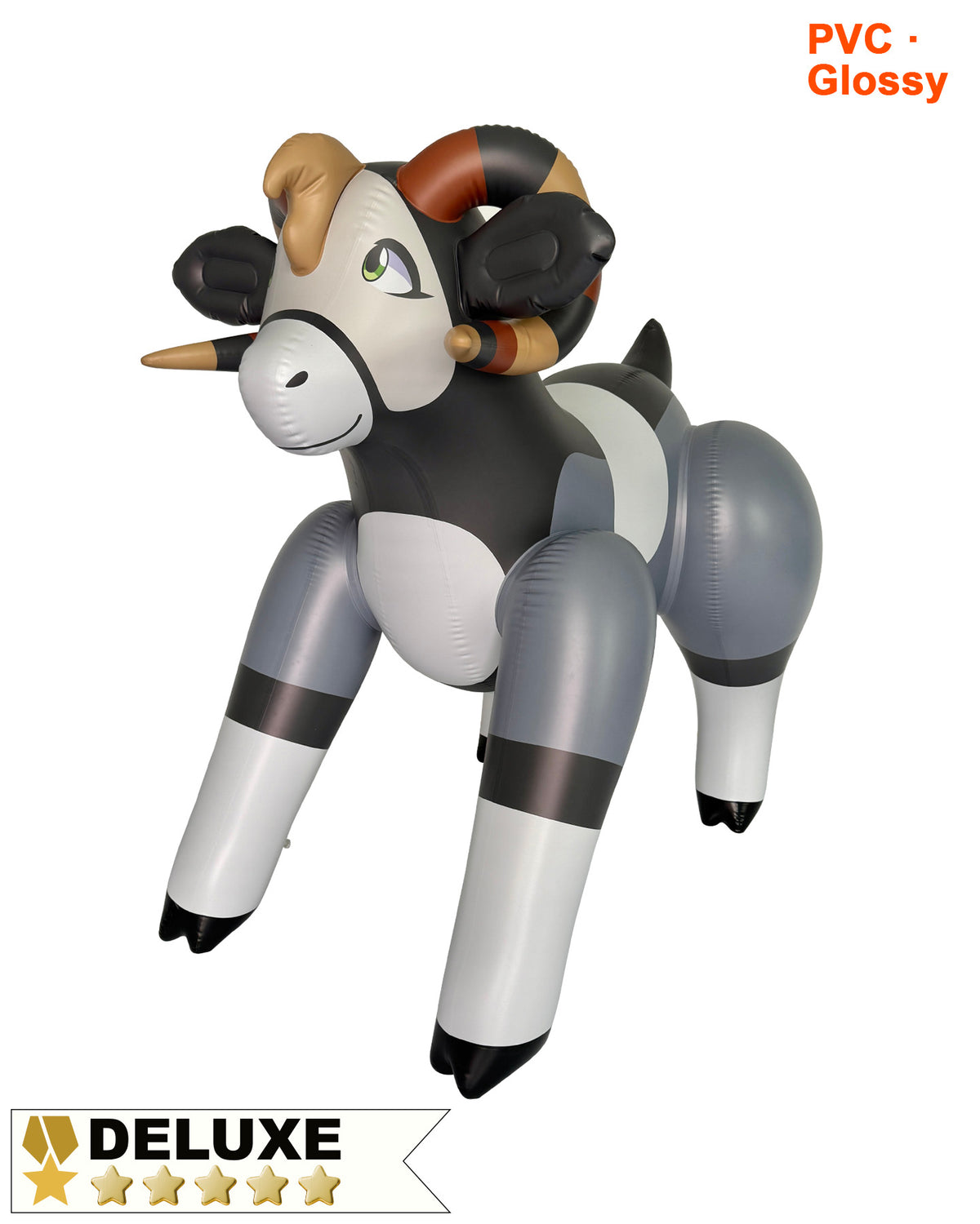 Moufi the Ram - 81" T - Glossy PVC Version