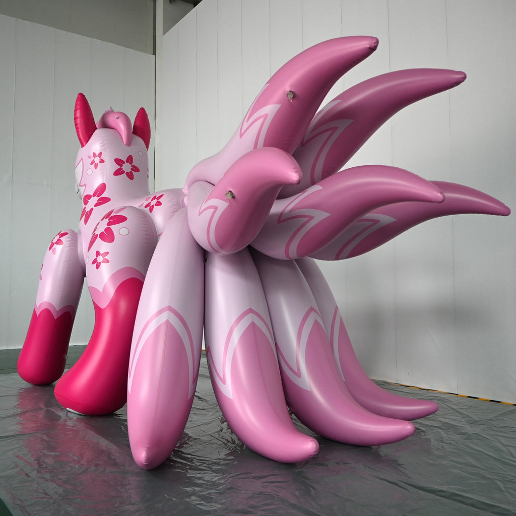 Kitsune Nine-Tailed Fox: 89" Tall Deluxe Trim