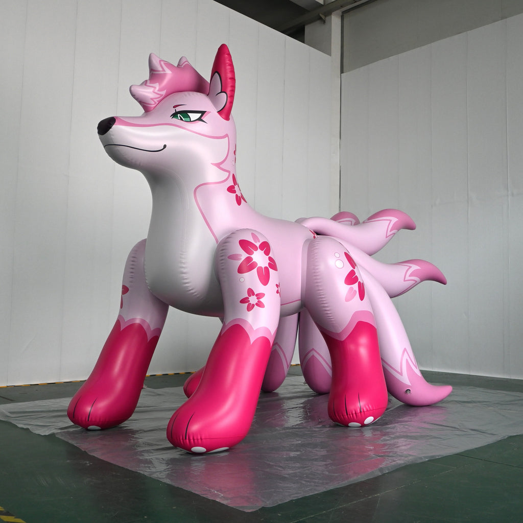Kitsune Nine-Tailed Fox: 89" Tall Deluxe Trim