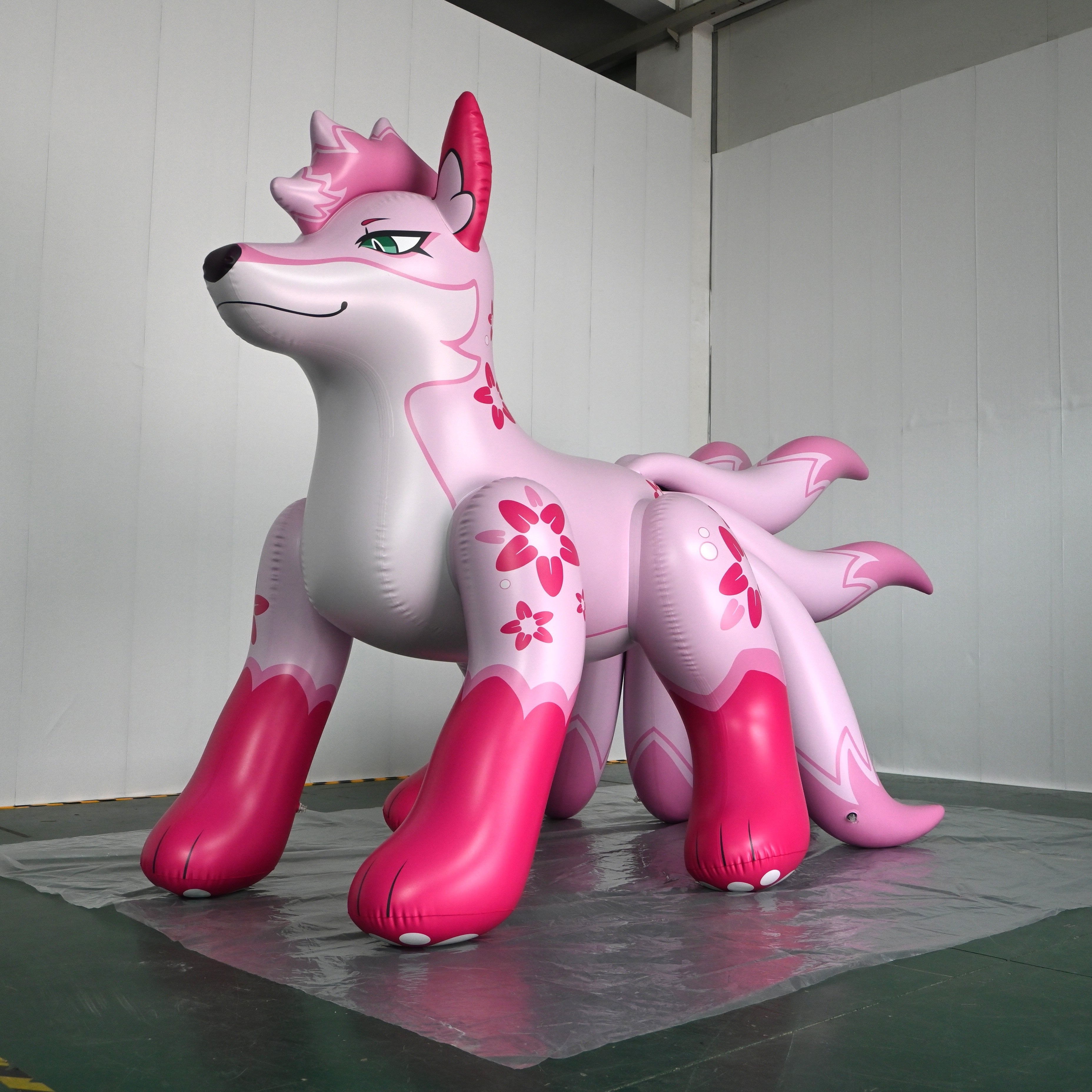 Kitsune Nine-Tailed Fox: 89" Tall Deluxe Trim