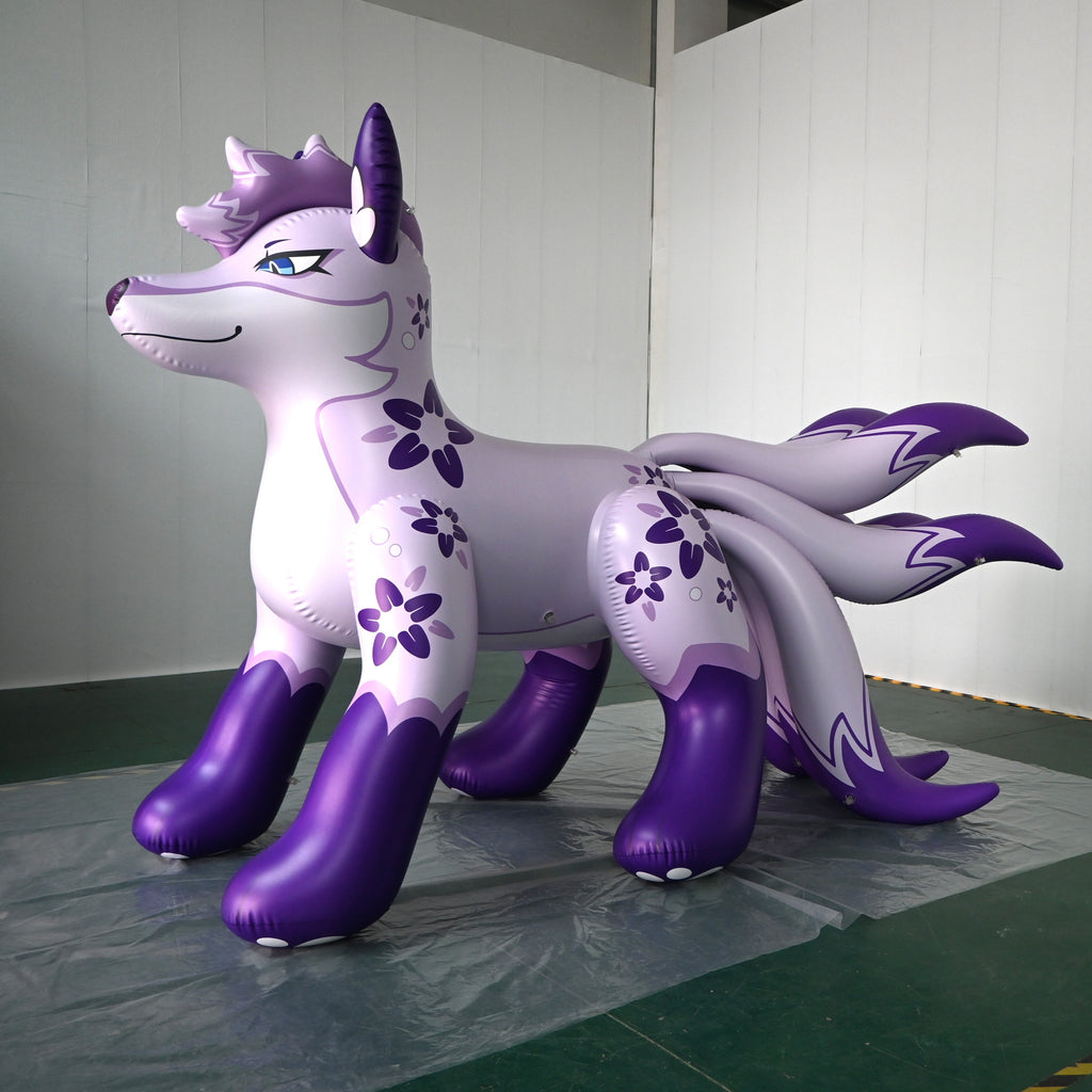 Kitsune Nine-Tailed Fox: 89" Tall Deluxe PVC Trim