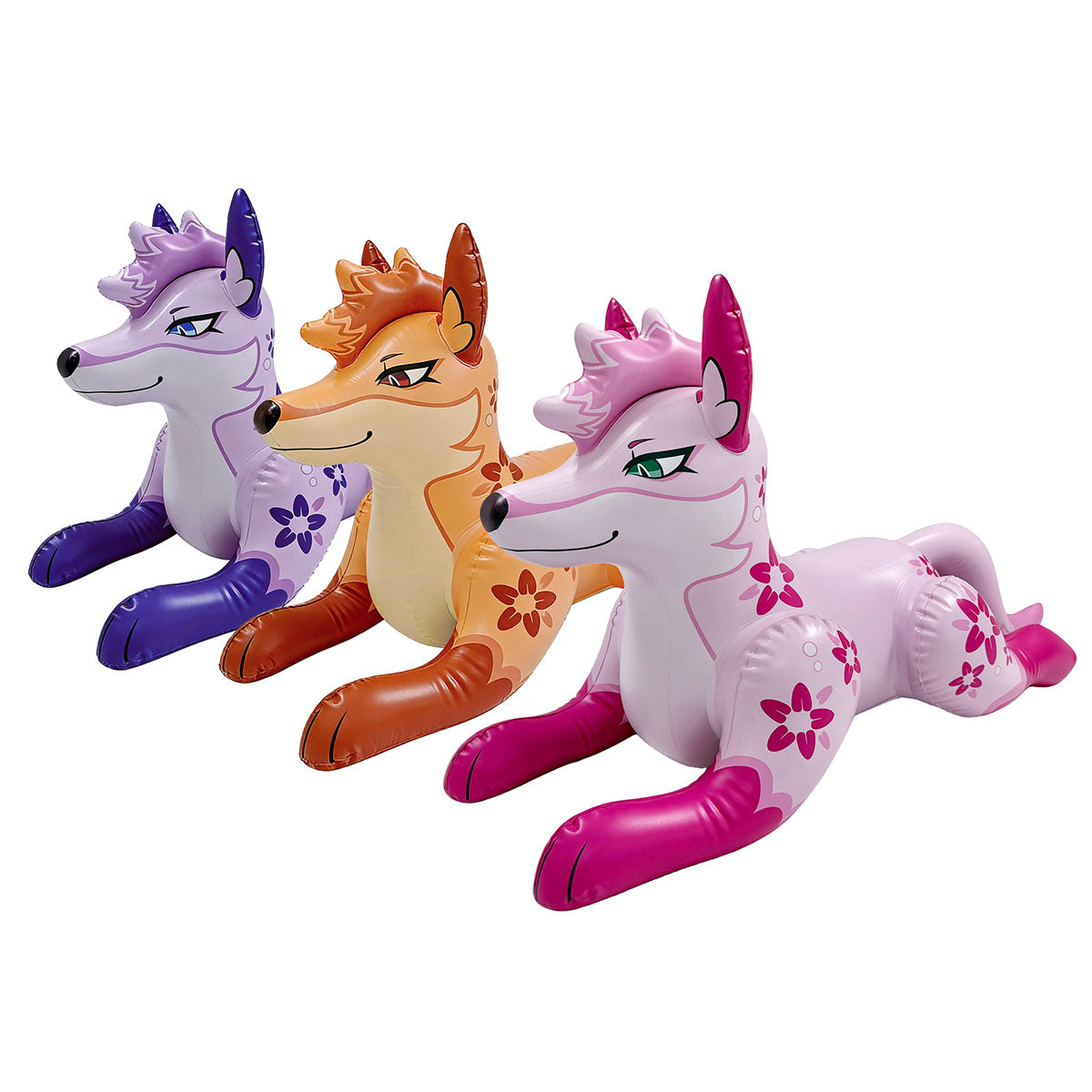 48” Single-Tailed pouncing Kitsune Fox - PVC – SqueakClub - owned
