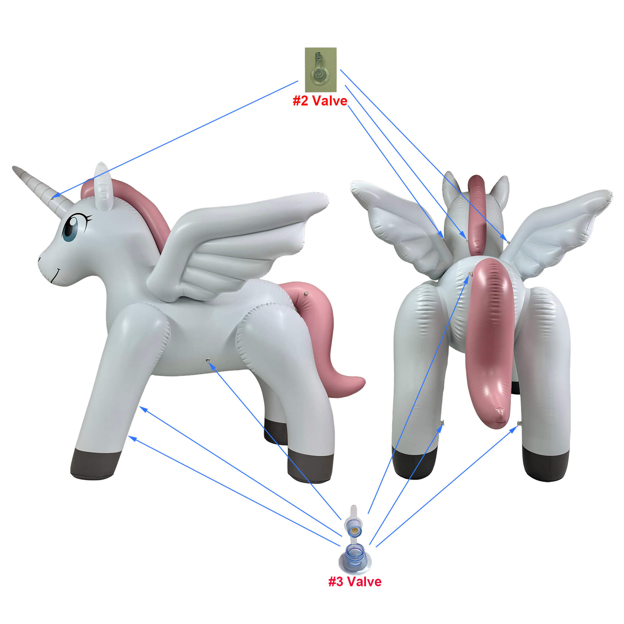 Alicorn the Unicorn - 84 inch Tall