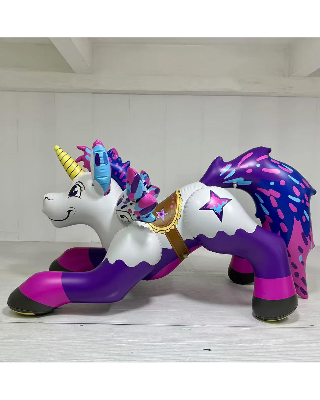 Starlight the Unicorn with Saddle Print - 84"/213cm Long ✨ NEW GLOSSY PRINTING