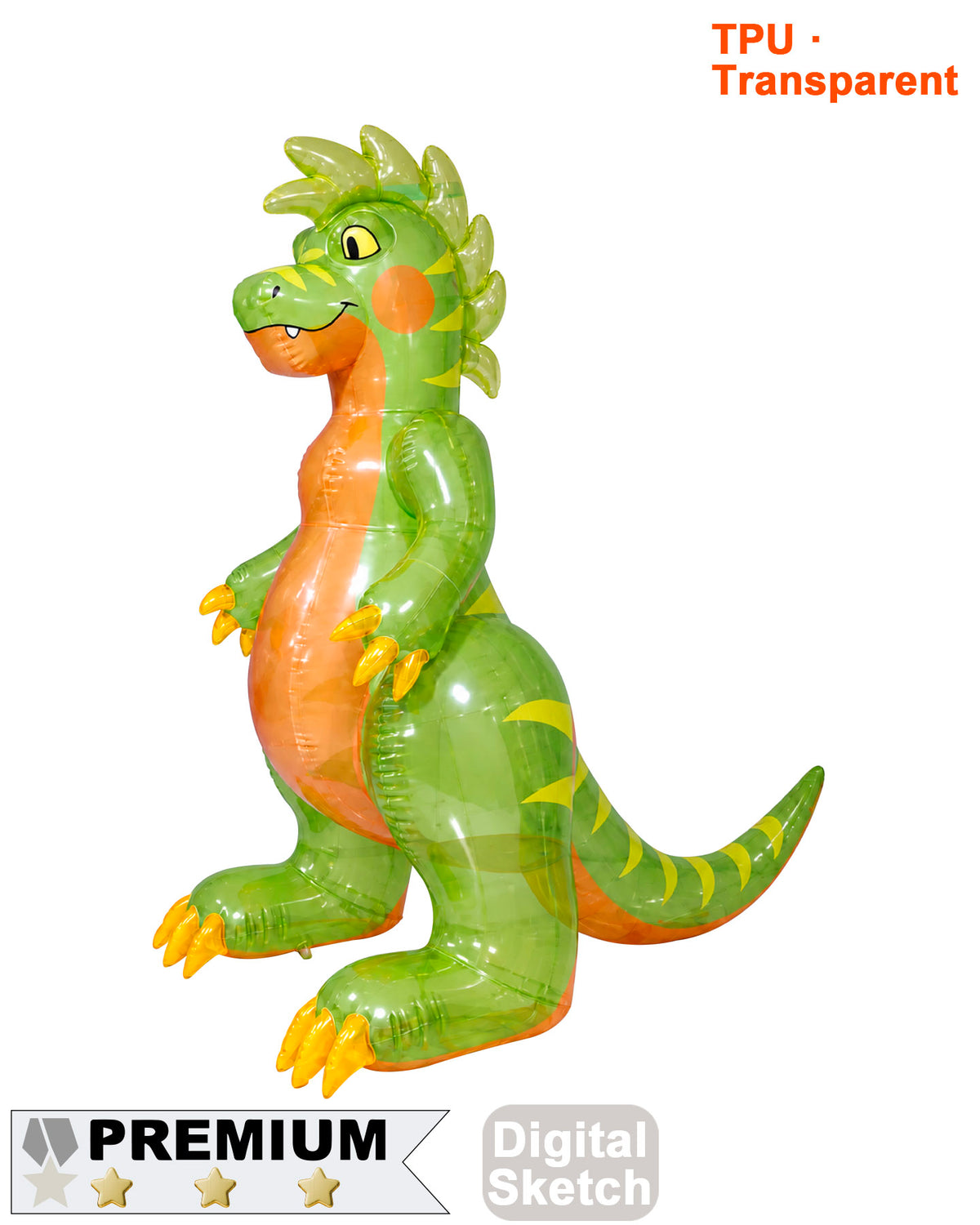 Raptary the Raptor - 72" H - TPU Version