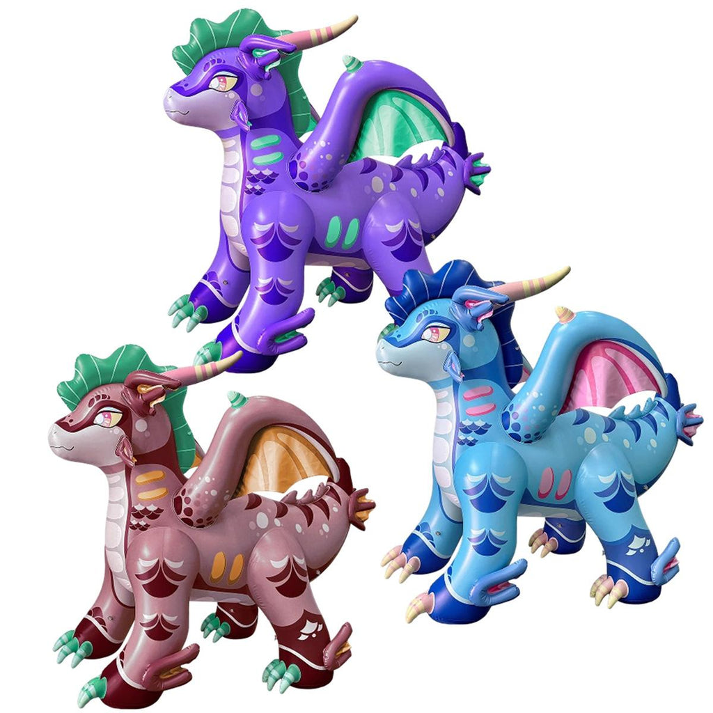 Splash the PuffWing Dragon, and Friends - 87" Tall *PVC*