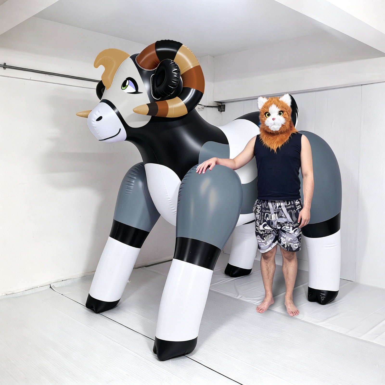 Moufi the Ram, and Friends - 81" Tall *TPU*