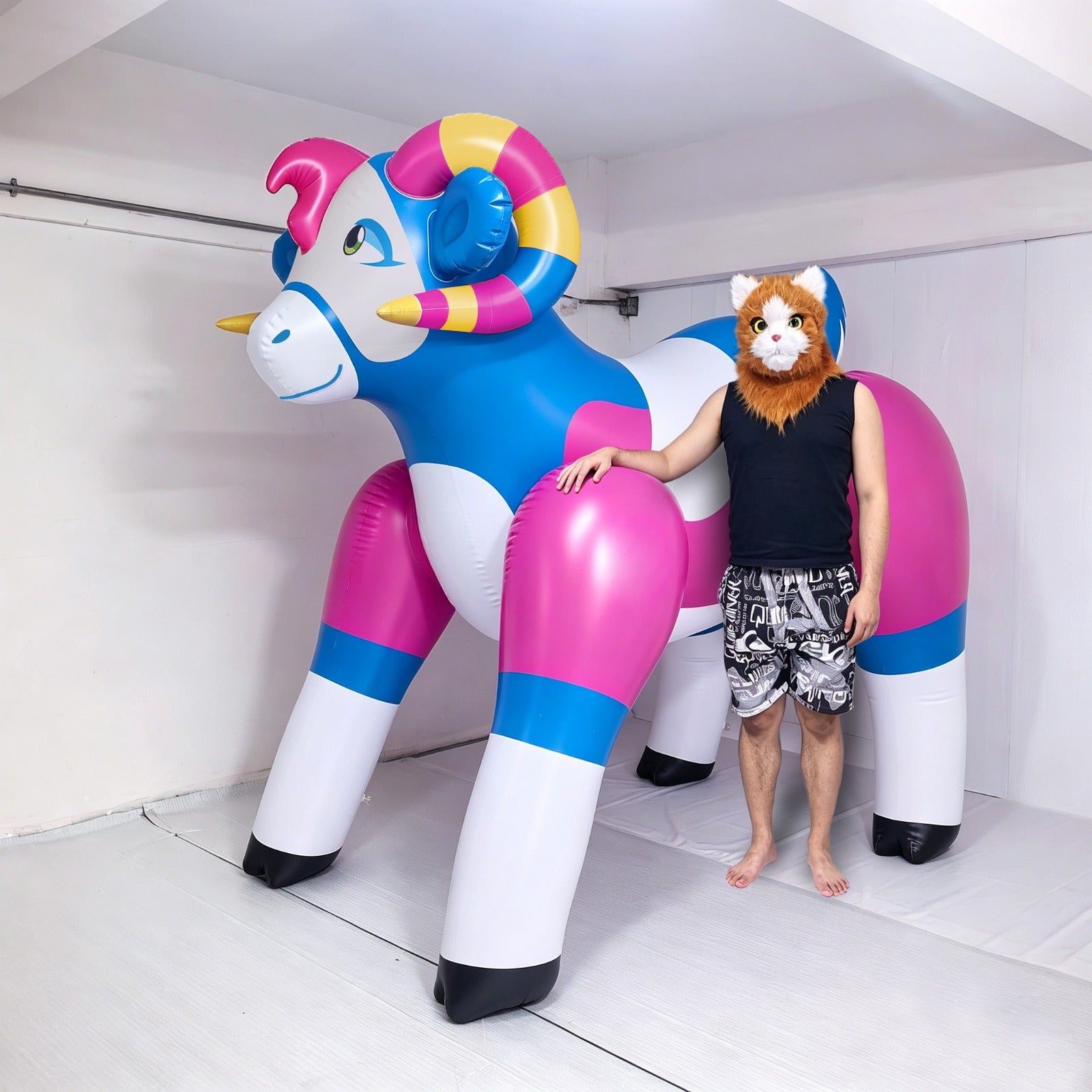 Moufi the Ram, and Friends - 81" Tall *TPU*